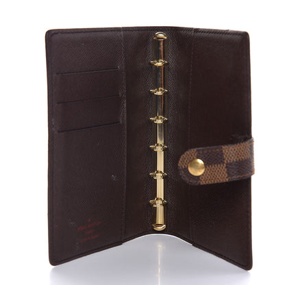 Louis Vuitton Damier Ebene Small Ring Agenda Cover 5 of 8