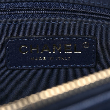 Chanel Caviar Quilted Waist Bag With Pouch Blue 7 of 10