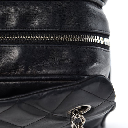 Chanel Lambskin Quilted Shoulder Bag Black 10 of 18