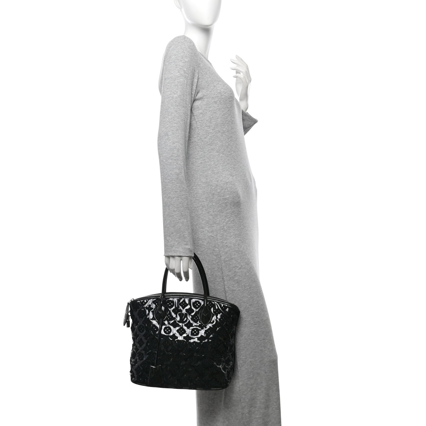 Patent Lambskin Fascination Lockit Black