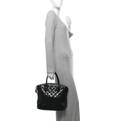 Louis Vuitton Patent Lambskin Fascination Lockit Black 2 of 10