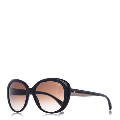 Chanel Signature Oval Sunglasses 5312 Black 1 of 7