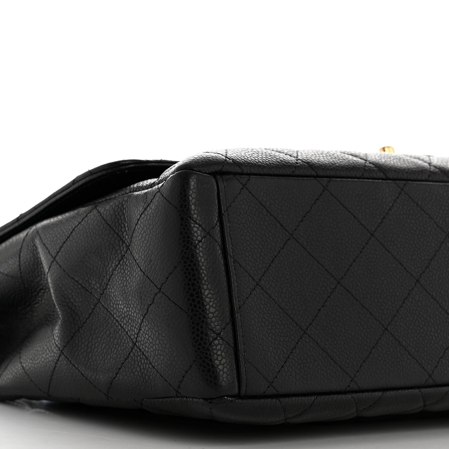 Caviar Maxi Single Flap Black