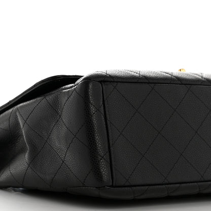 Chanel Caviar Maxi Single Flap Black 9 of 14