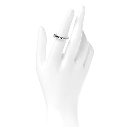 Van Cleef & Arpels 18K White Gold Perlee Pearls of Gold Variation Ring 51 5.75 2 of 7