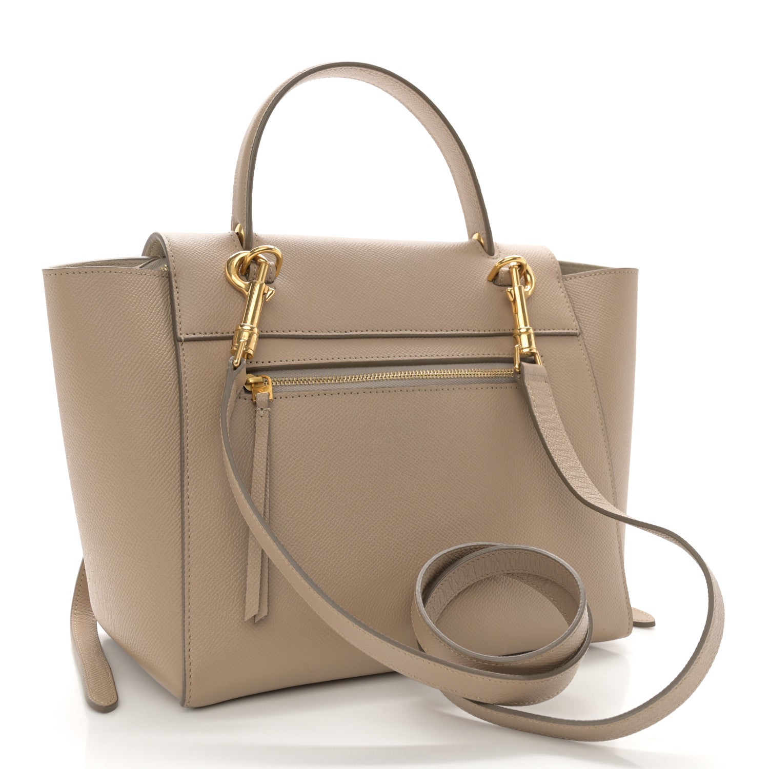 Celine Grained Calfskin Micro Belt Bag Dune 3 of 10