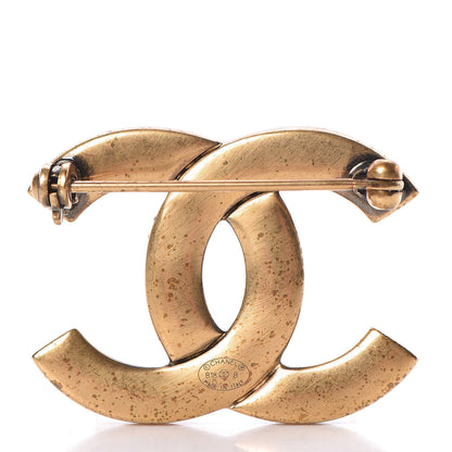 Chanel Metal CC Brooch Gold 3 of 5