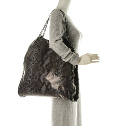 Stella McCartney Eco Python Big Falabella Tote Dark Grey 2 of 8