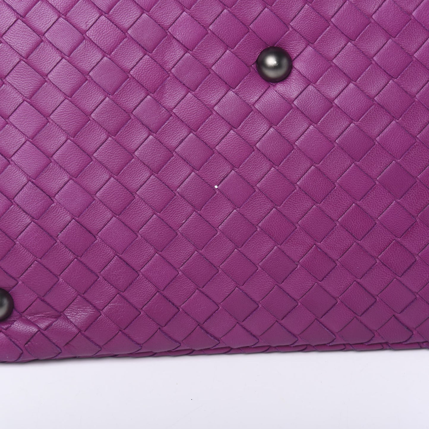 Nappa Intrecciato Top Handle Tote Orchid