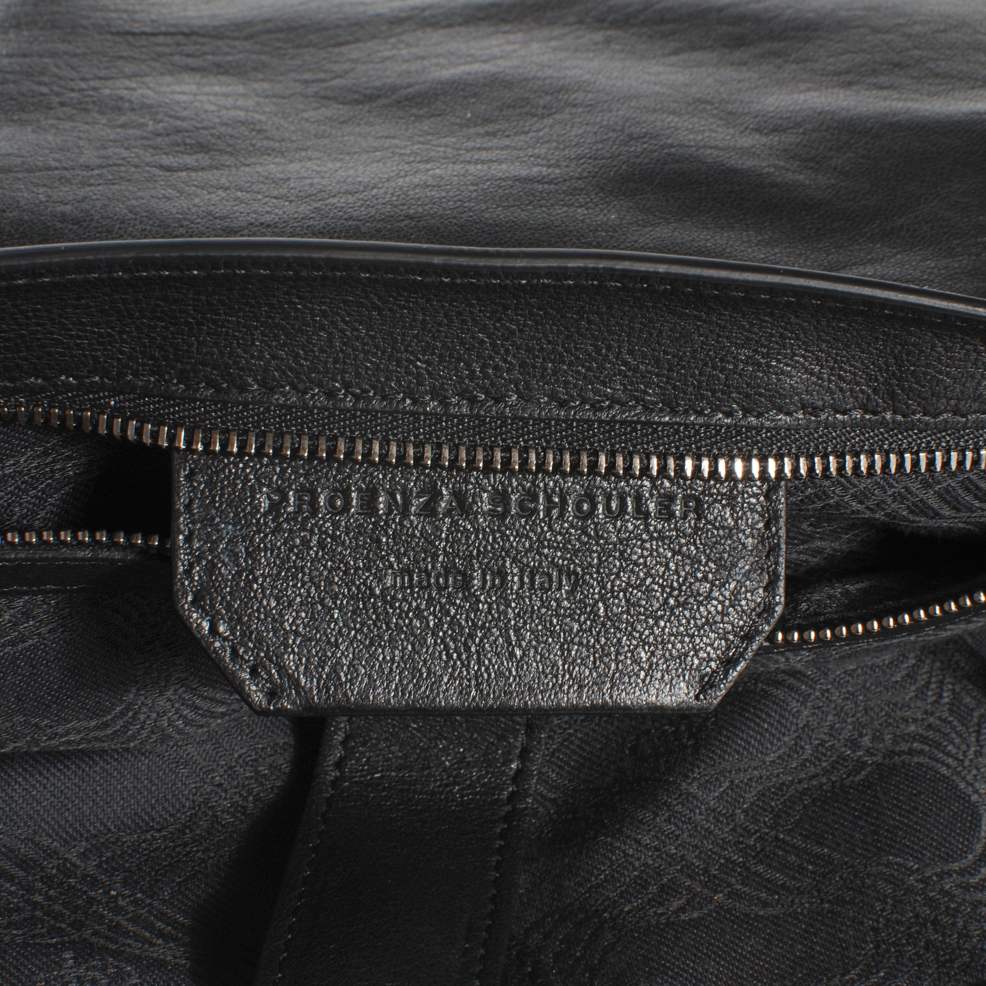 Proenza Schouler Lambskin PS1 Large Satchel Black 6 of 7