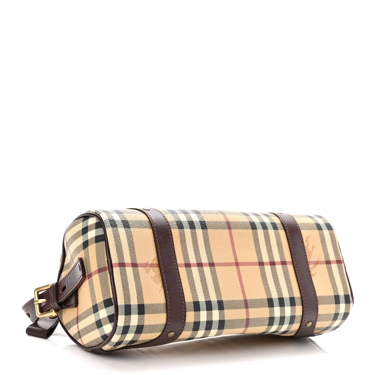 Haymarket Check Barrel Bag Brown