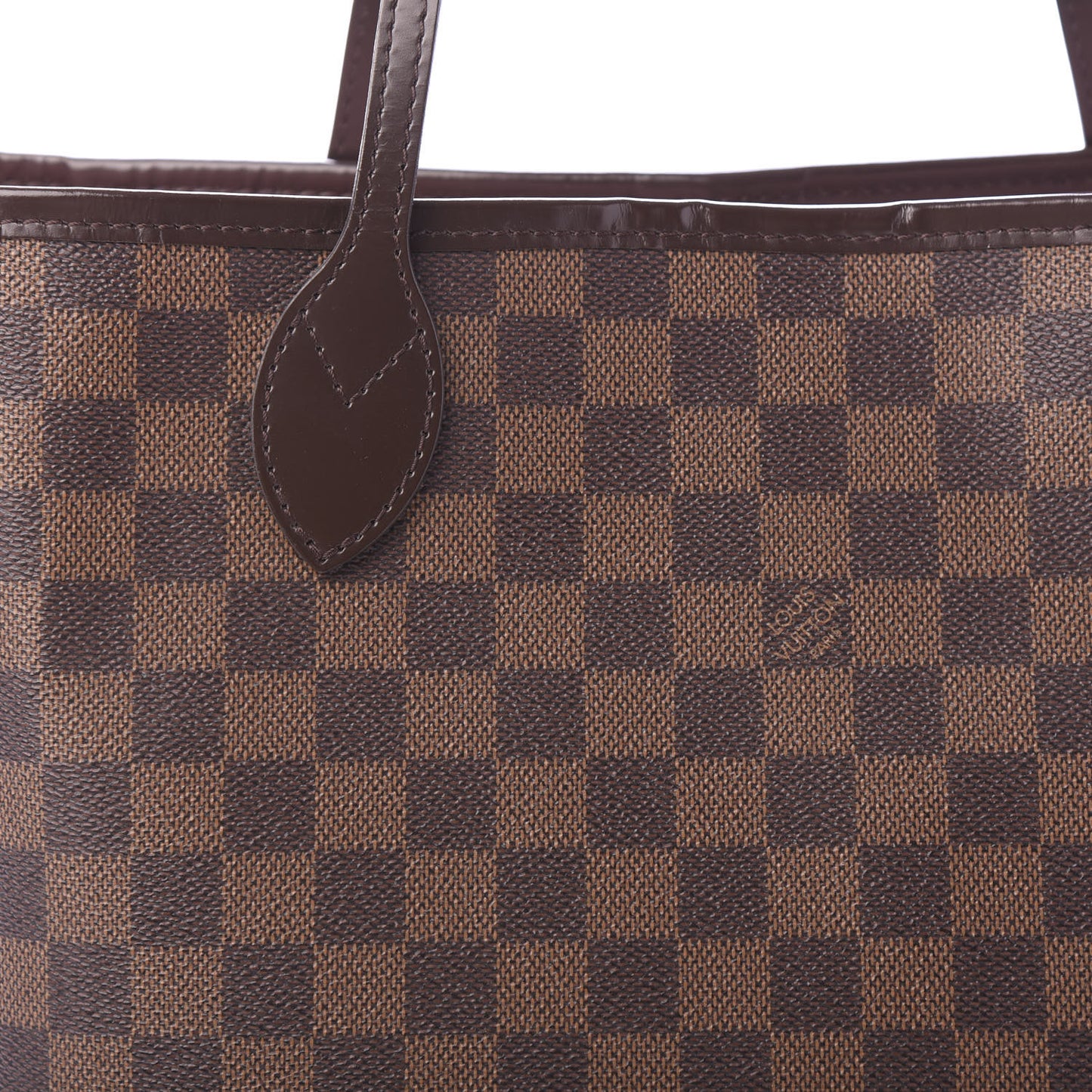 Damier Ebene Neo Neverfull MM Rose Ballerine