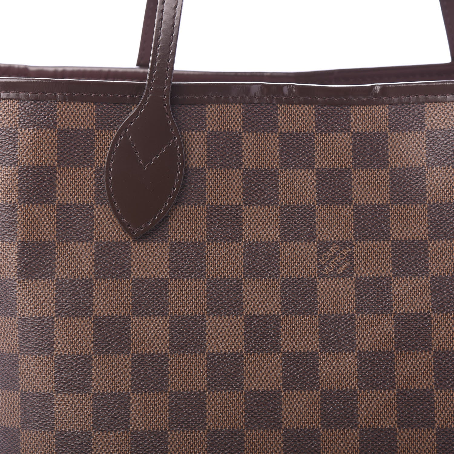 Louis Vuitton Damier Ebene Neo Neverfull MM Rose Ballerine 10 of 10