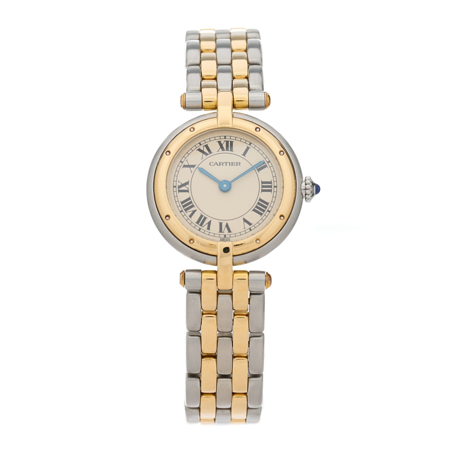 Stainless Steel 18K Yellow Gold 24mm Panthere Vendome Quartz Watch