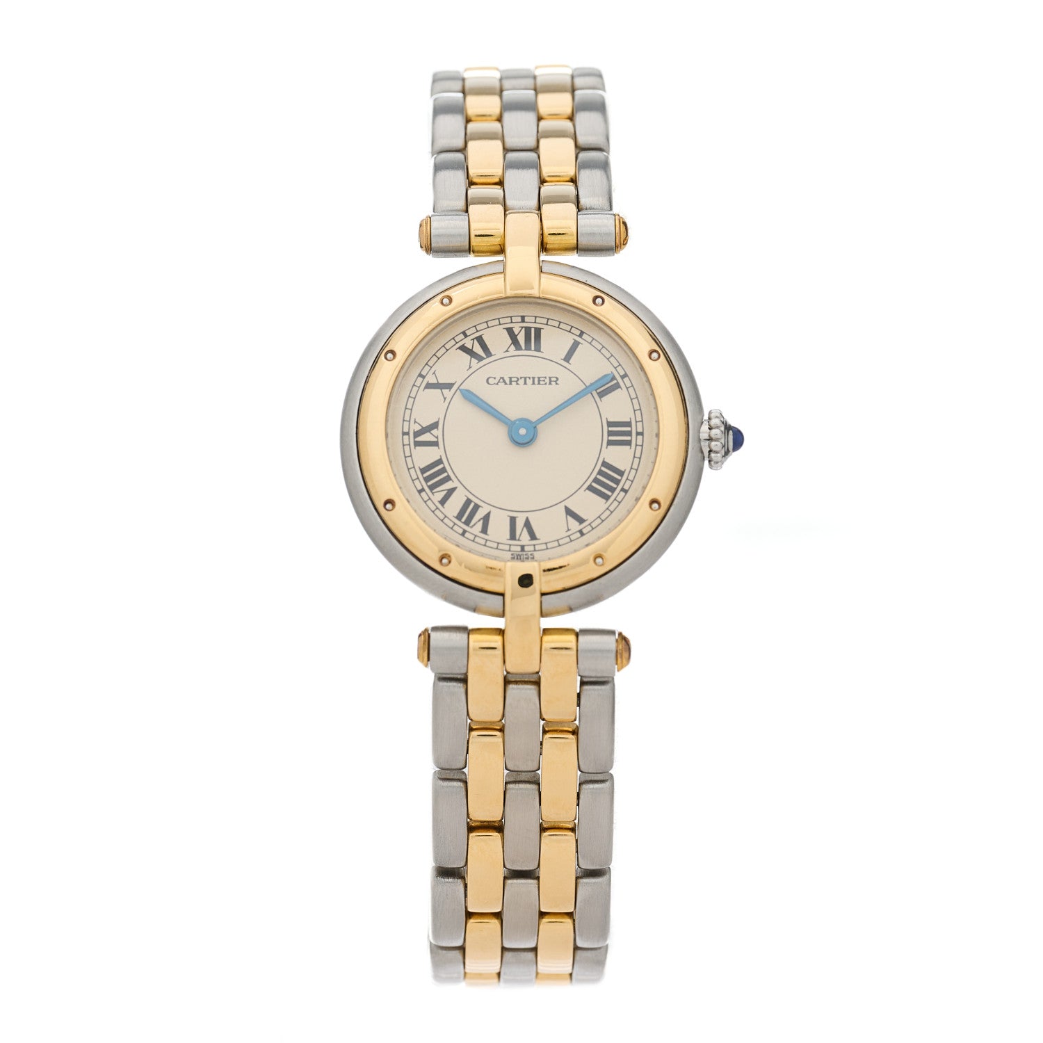 Cartier Stainless Steel 18K Yellow Gold 24mm Panthere Vendome Quartz Watch 1 of 4