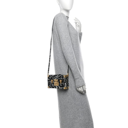 Louis Vuitton Leopard Petite Malle Black Gris 2 of 9