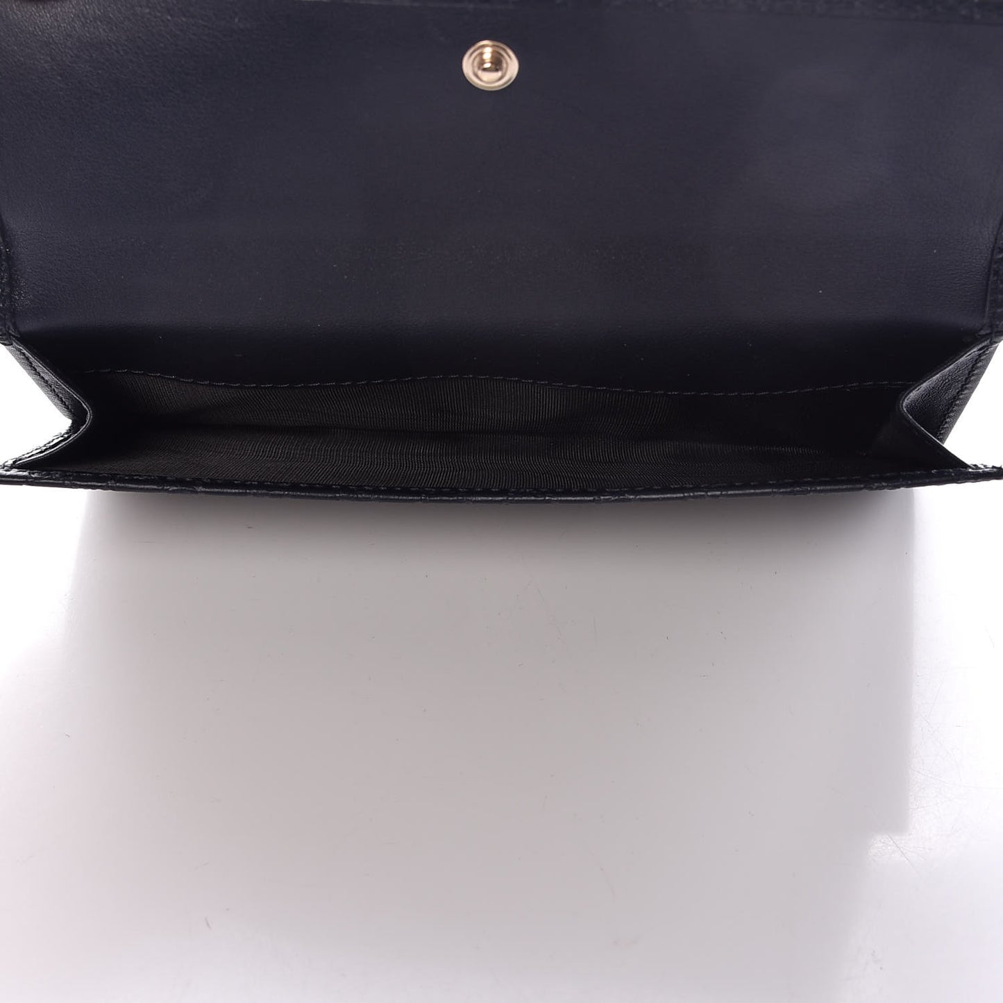 Microguccissima Continental Flap Wallet Navy