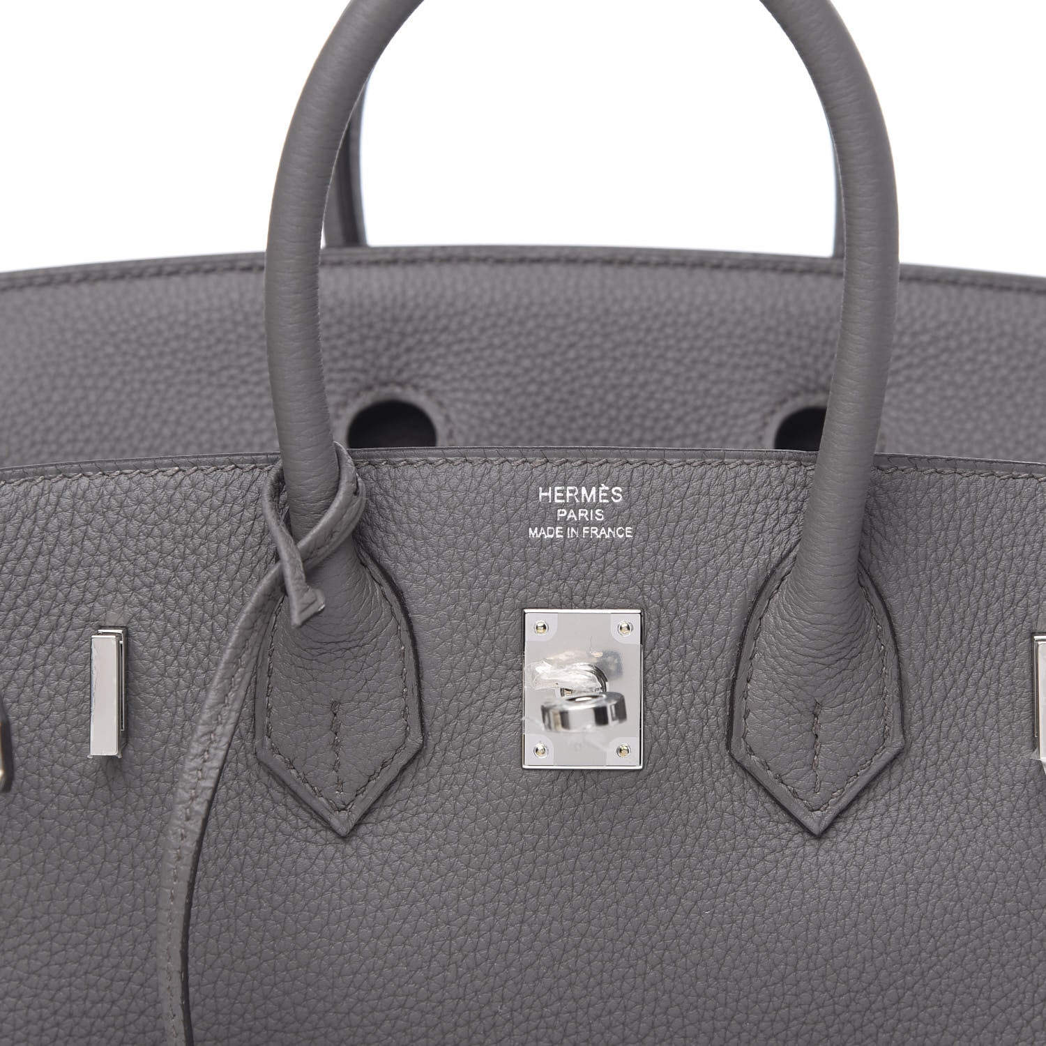 Hermes Togo Birkin 25 Etain 6 of 10