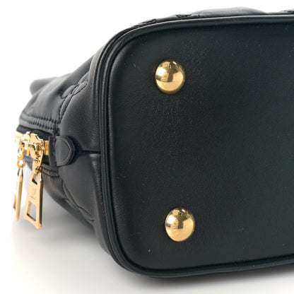Louis Vuitton Calfskin Bubblegram Alma BB Black 7 of 8