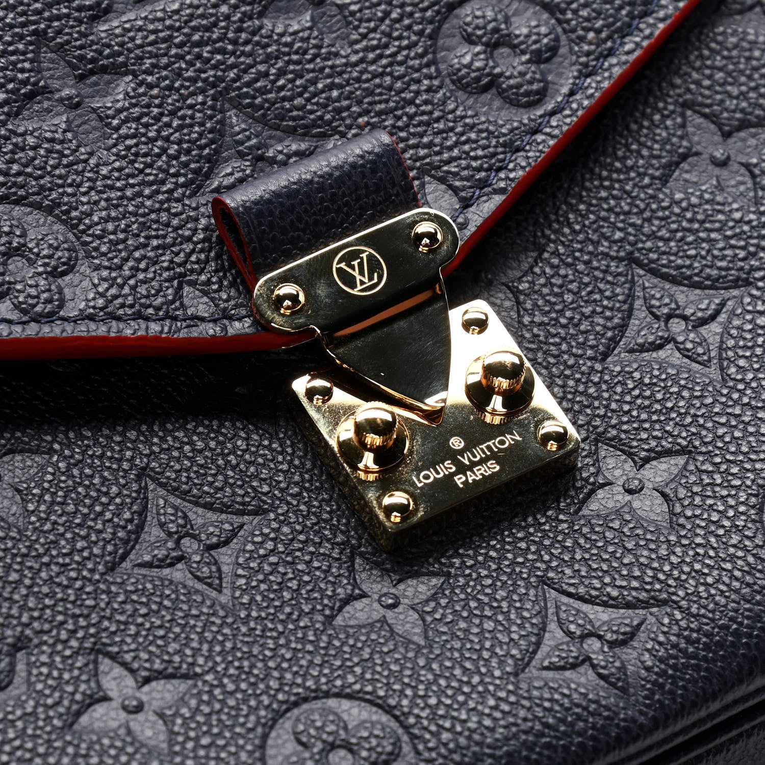 Louis Vuitton Empreinte Pochette Metis Marine Rouge 6 of 10