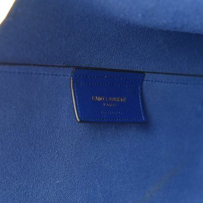 Saint Laurent Calfskin Large Shopping Tote Ultramarine 9 of 12