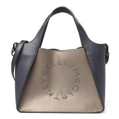 Stella McCartney Eco Alter Nappa East West Perforated Tote Moss Grey 1 of 12