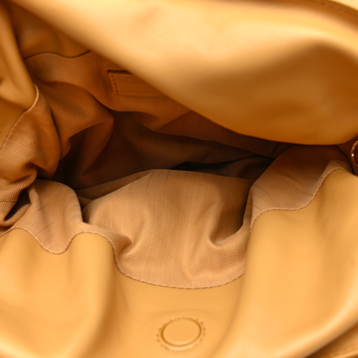 Loewe Calfskin Flamenco Puffer Knot Bag Camel 5 of 9
