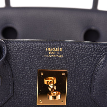 Hermes Togo Birkin 30 Bleu Nuit 8 of 11