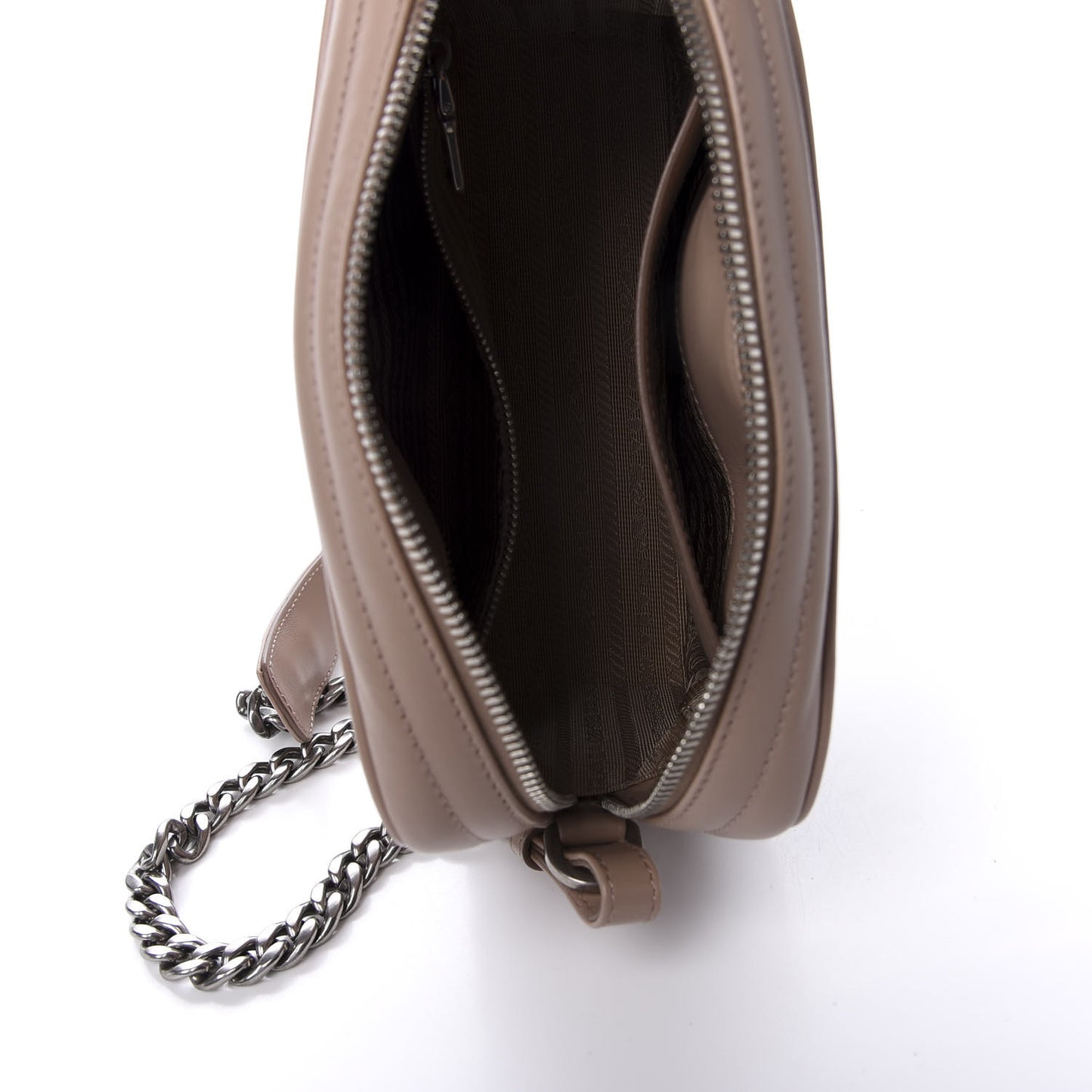 Soft Calfskin Diagramme Crossbody Bag Cipria