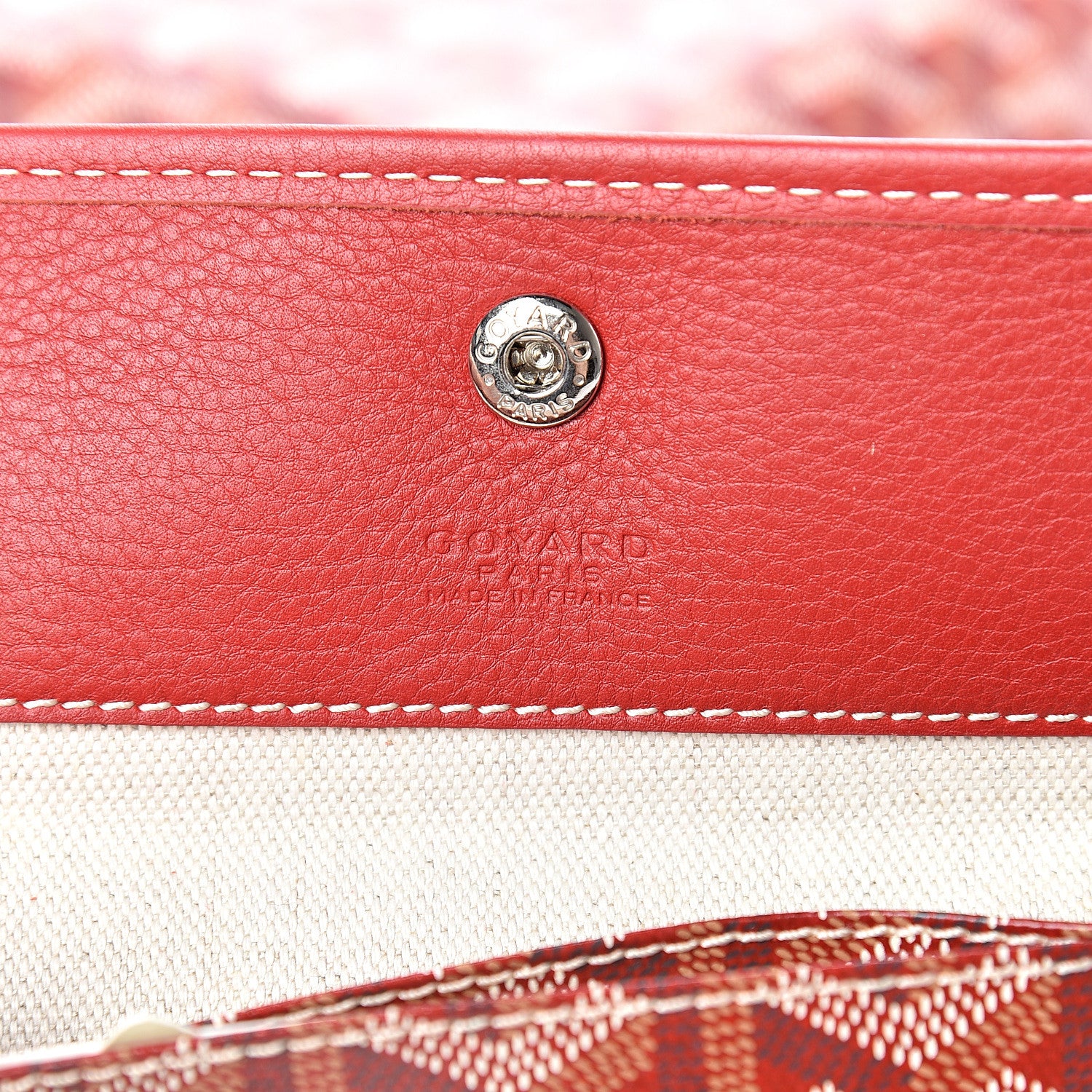 Goyard Goyardine Saint Louis PM Red 6 of 12