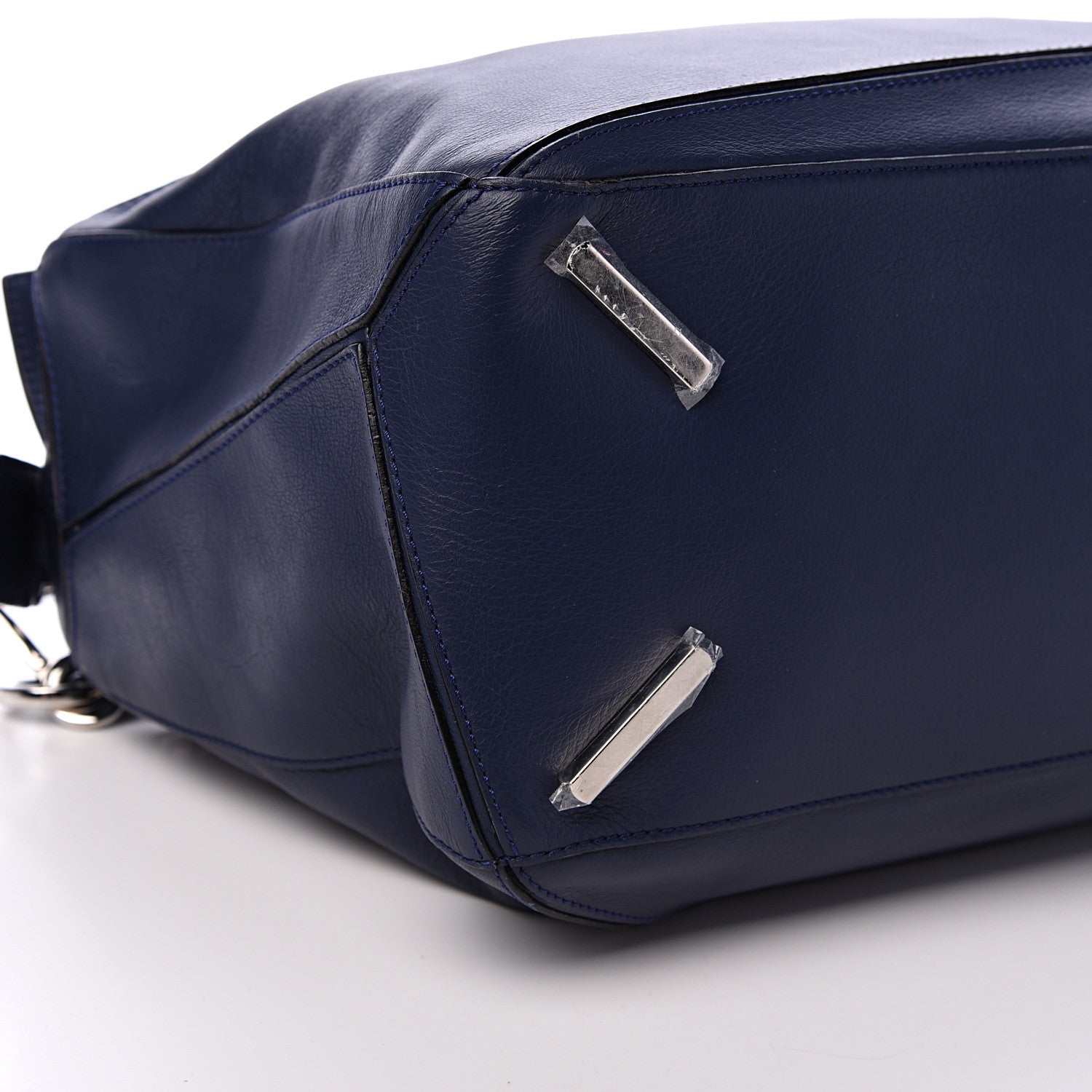 Loewe Calfskin Large Puzzle Bag Deep Blue 8 of 10