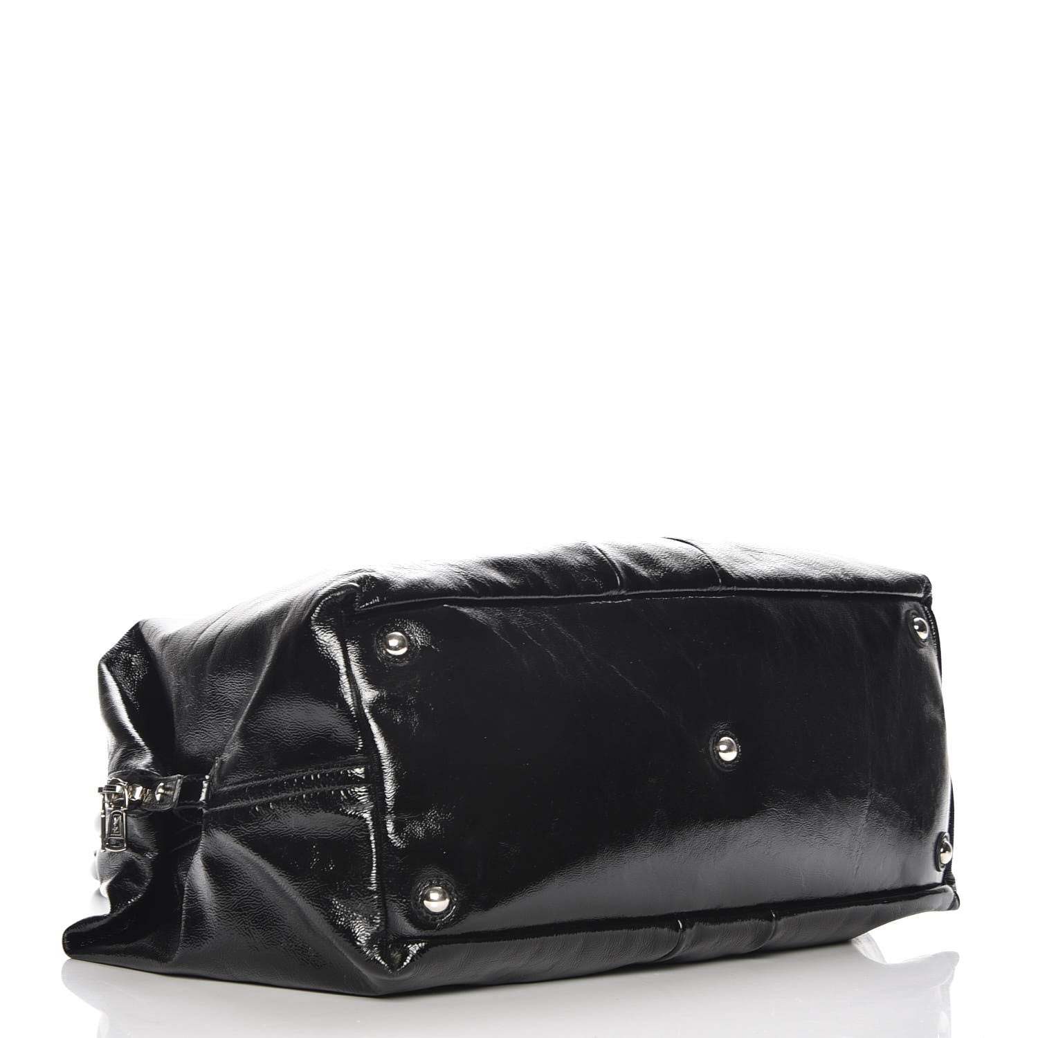 Saint Laurent Textured Patent Medium Easy Y Bag Black 4 of 8