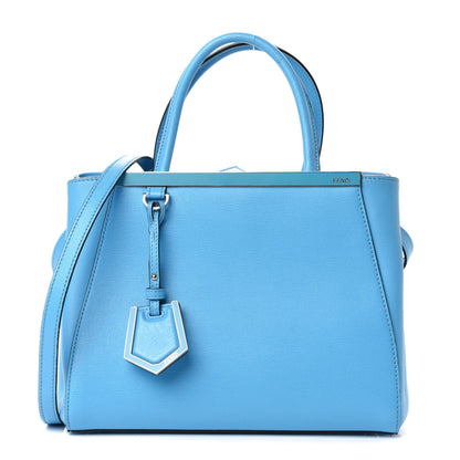 Fendi Vitello Elite Petite 2Jours Tote Maldives 1 of 9