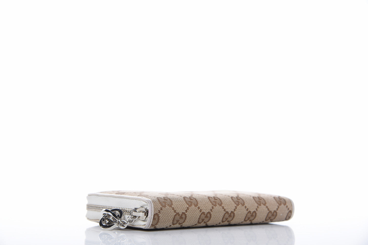 Gucci Monogram Large Twins Zip Around Wallet Beige Ebony White 11 of 27