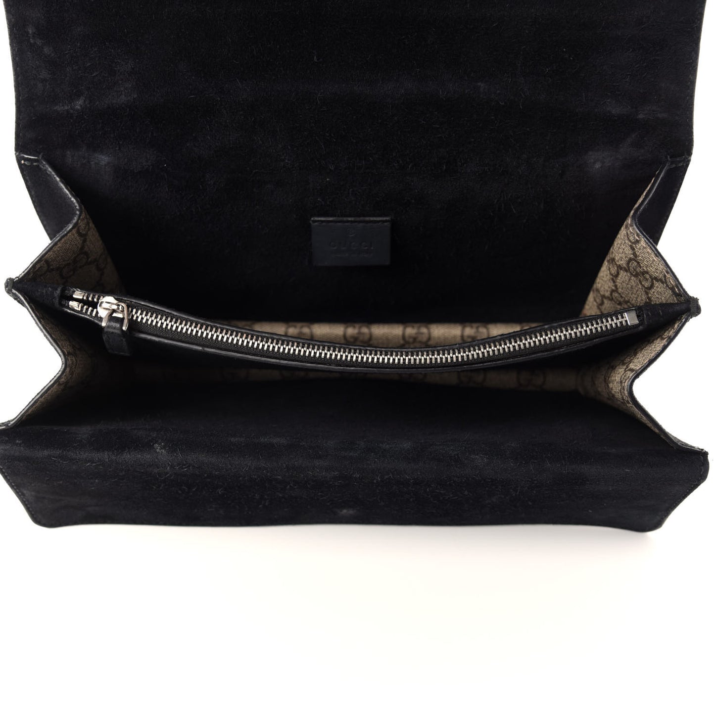 GG Supreme Monogram Small Dionysus Shoulder Bag Black