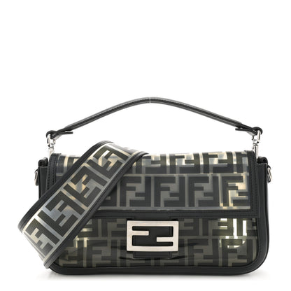 Fendi TPU FF Vitello Grace Baguette Black 1 of 9