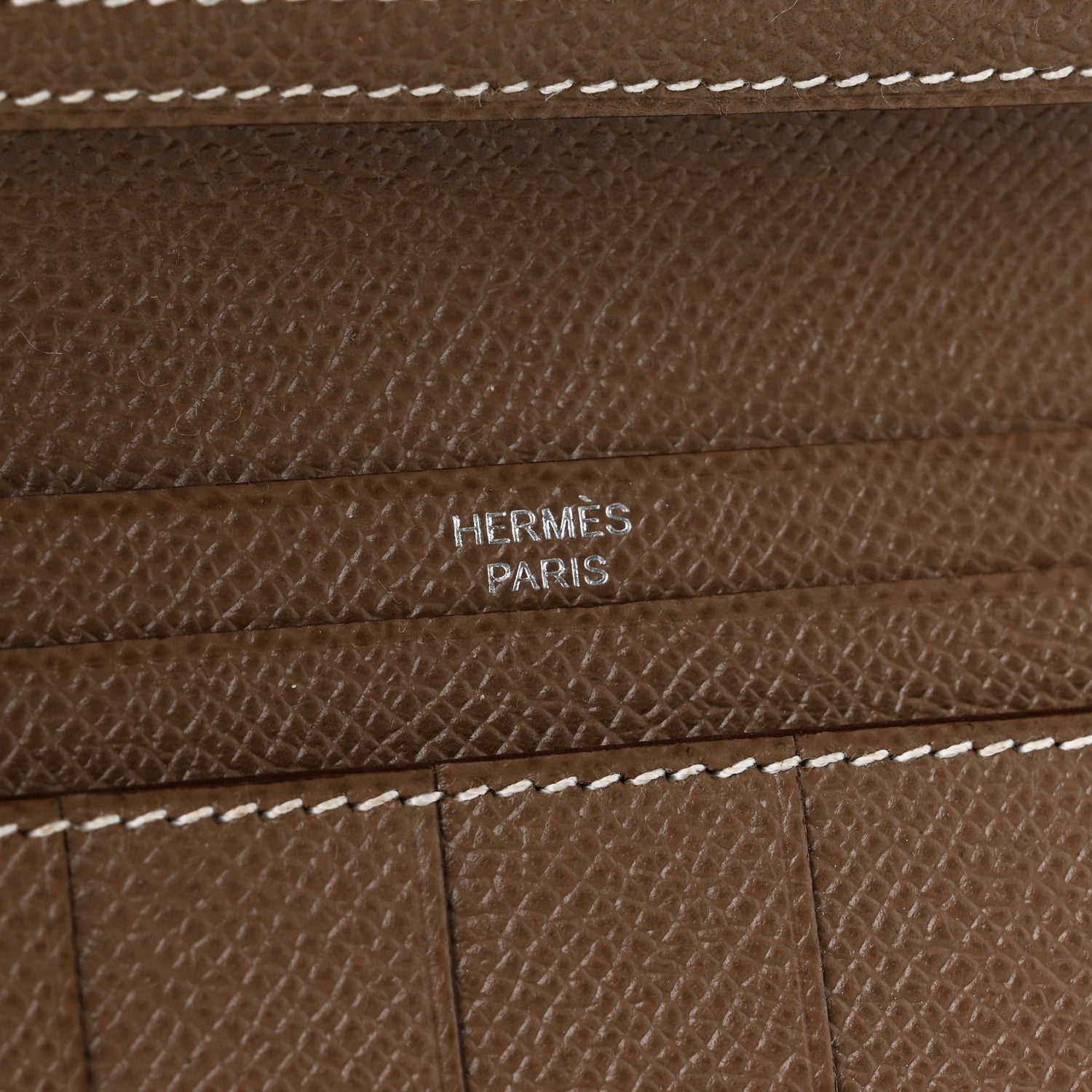 Hermes Epsom Bearn Gusset Wallet Etoupe 6 of 7
