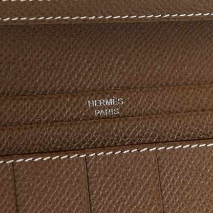 Hermes Epsom Bearn Gusset Wallet Etoupe 6 of 7