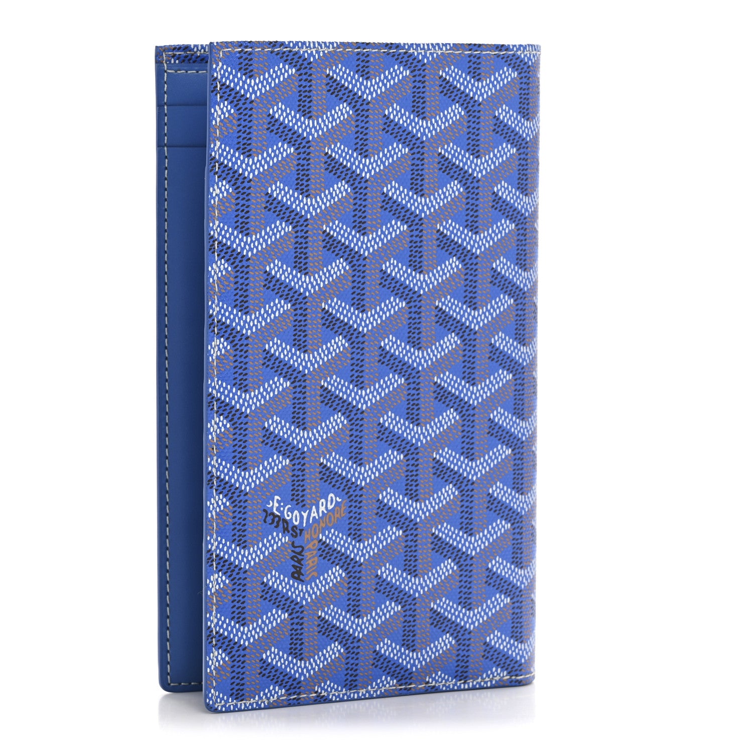 Goyard Goyardine Long Bi-Fold Wallet Sky Blue 3 of 8