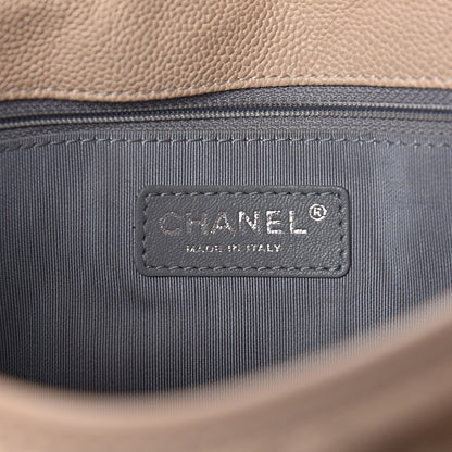 Chanel Caviar Quilted Medium French Riviera Flap Beige 6 of 15
