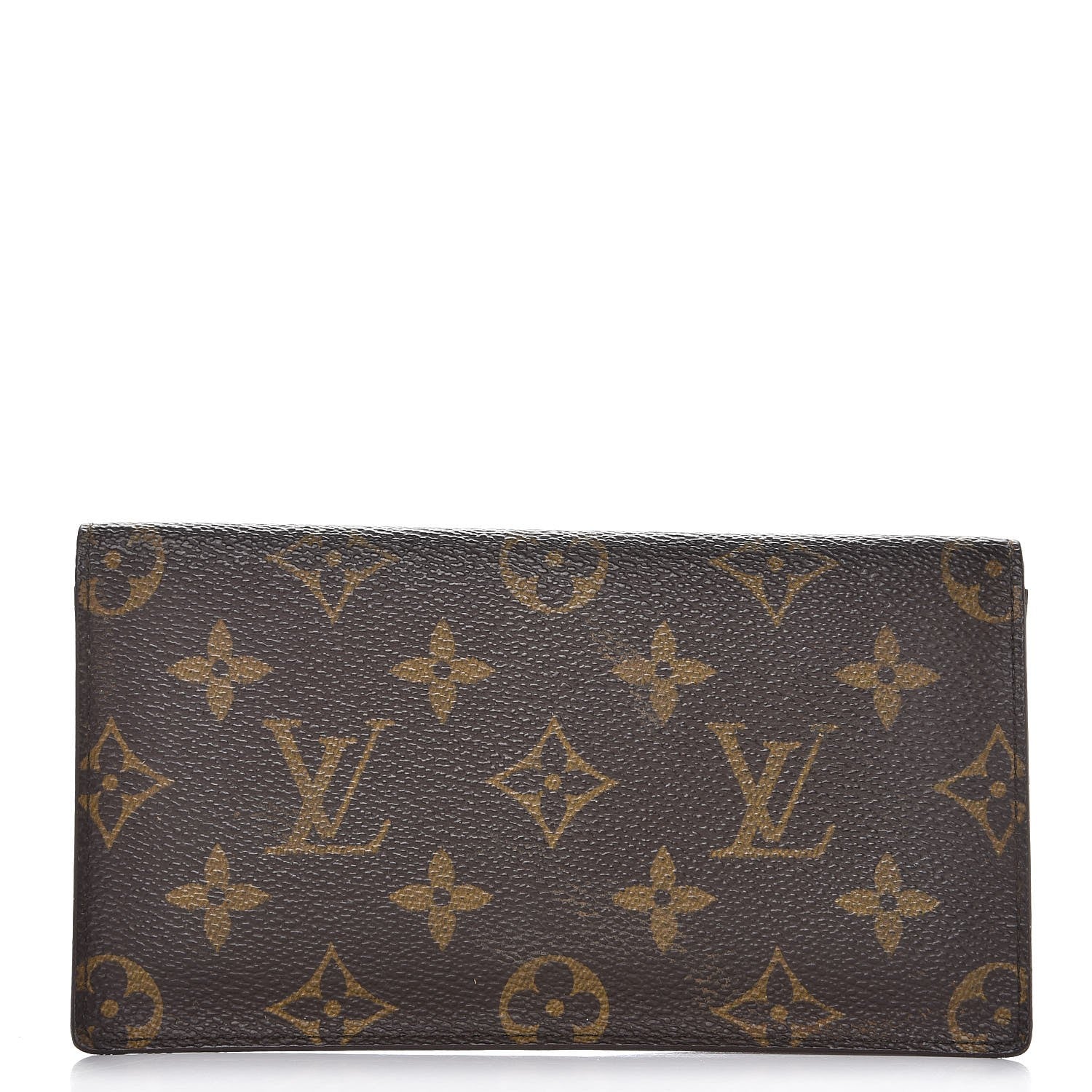 Louis Vuitton Monogram Simple Checkbook Holder Wallet 1 of 12
