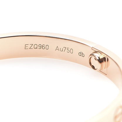 Cartier 18K Pink Gold LOVE Bracelet 16 5 of 9