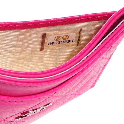 Chanel Caviar Quilted Card Holder Fuchsia 6 of 9
