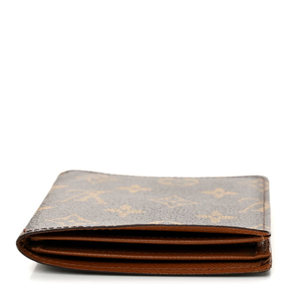 Louis Vuitton Monogram Mens Billfold Wallet 6 Credit Card Slots 9 of 9