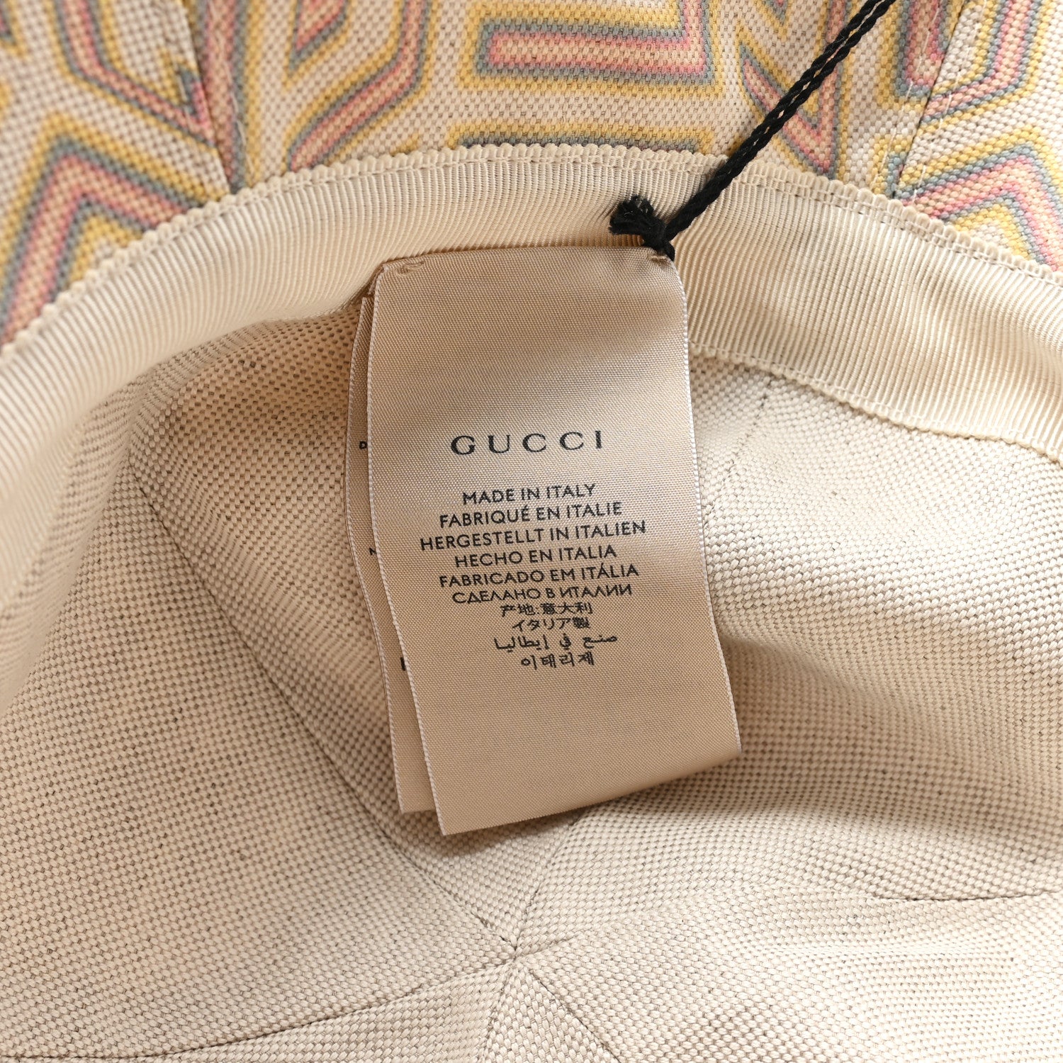 Gucci Canvas Lovelight Bucket Hat L Butter Pink 9 of 9