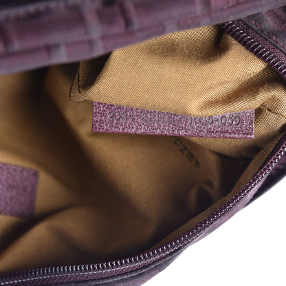 Fendi Zucca Cinghiale Medium Zip Code Shopping Tote Purple 7 of 10