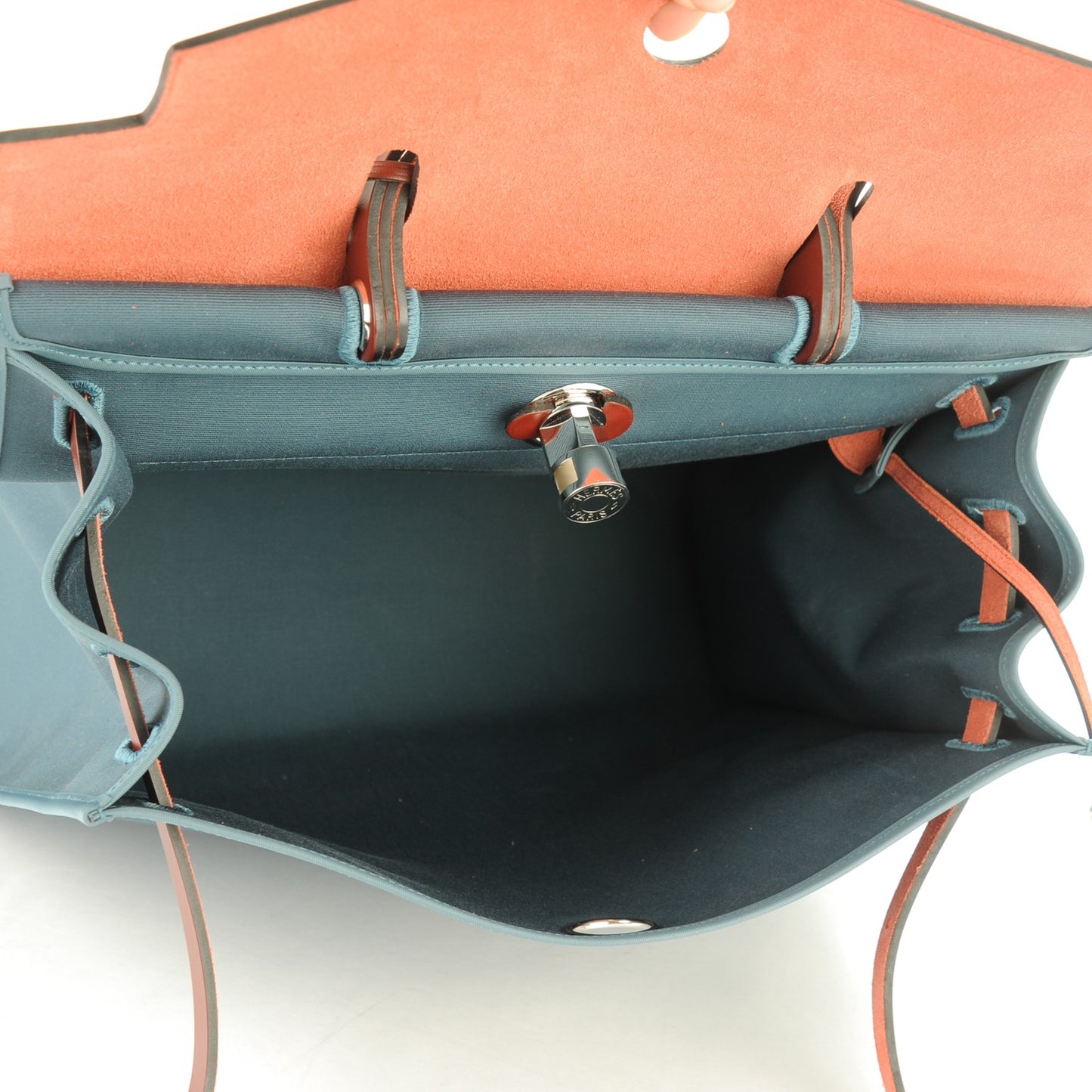 Toile Vache Hunter Herbag Zip 39 GM Bleu Orage Rouge H