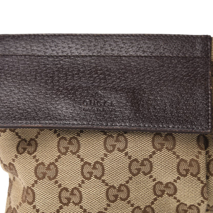 Gucci GG Monogram Double Pocket Belt Bag Dark Brown 11 of 11