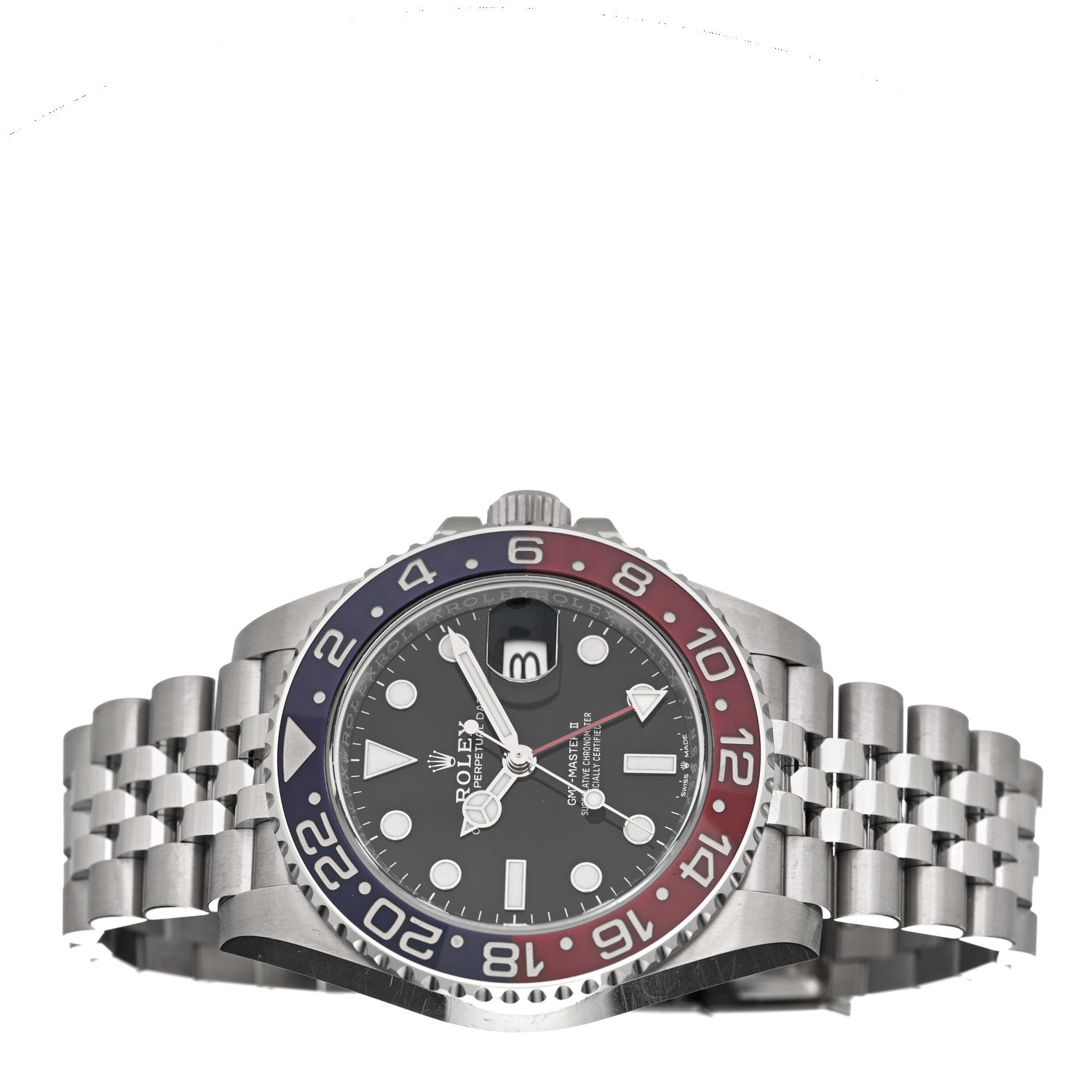 Rolex Stainless Steel 40mm Oyster Perpetual Date GMT Master Ⅱ Pepsi Watch 126710BLRO 2 of 5