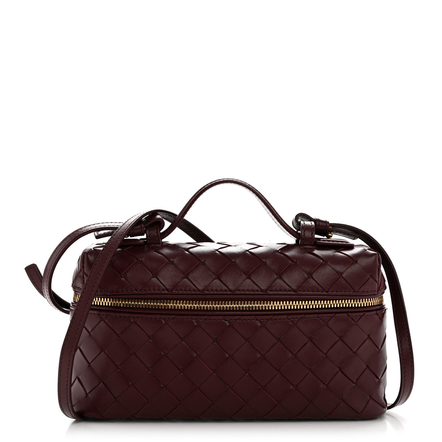 Nappa Intrecciato Bang Bang Vanity Case Barolo
